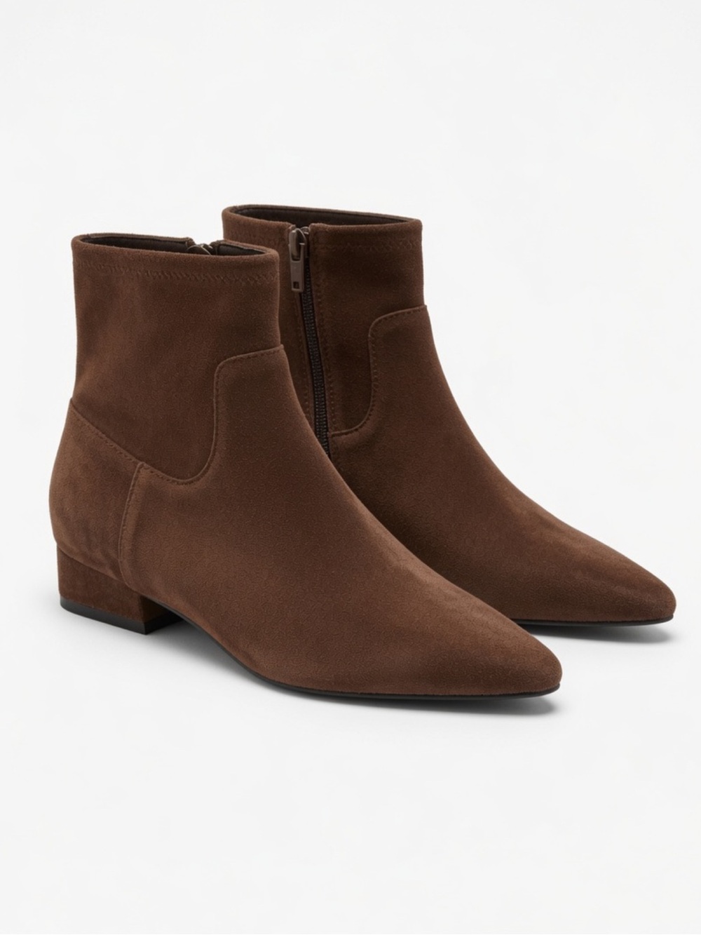 NWT JASON WU Genuine Leather Runway Style Side Zipper Boot Chocolate Brown 8